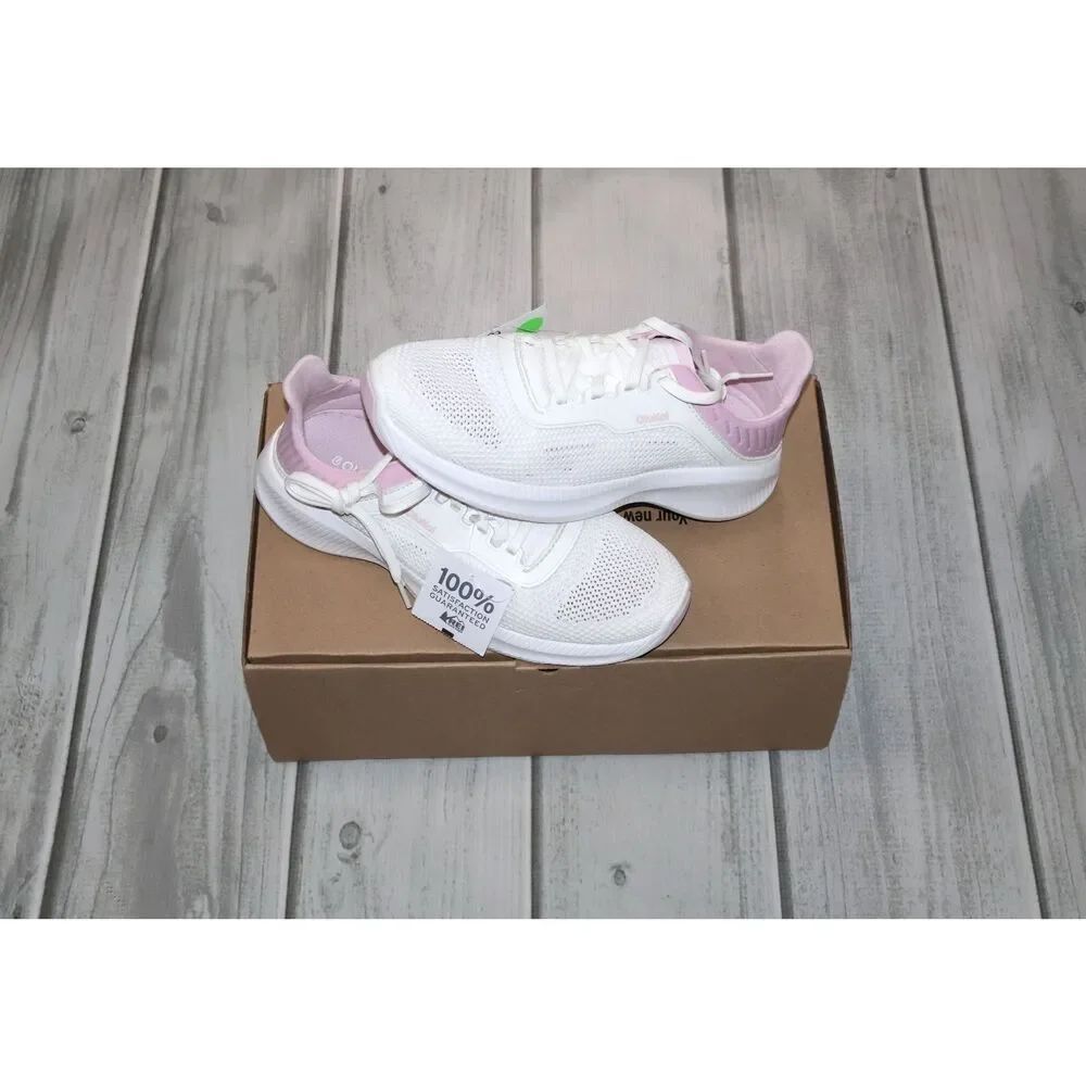 NEW OluKai Island Hopper White Pink Cross Training Travel Shoes Women's Size 8.5